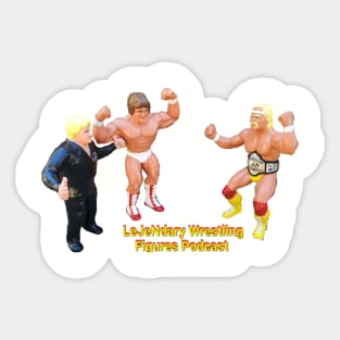 LeJeNdary Wrestling Figures Podcast 86 Turn Sticker